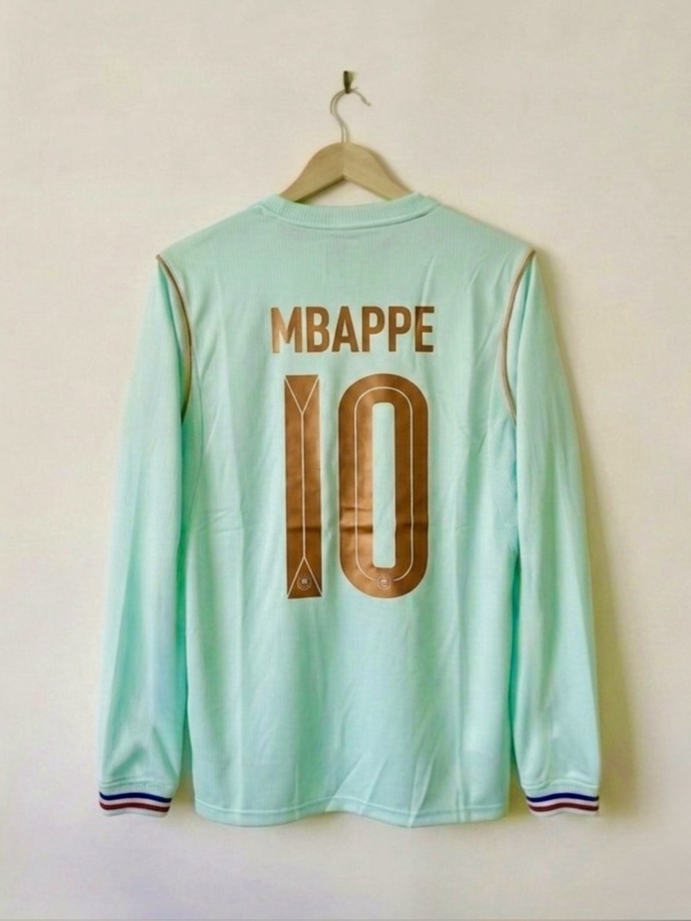 Mbappe #10 France 2026 Away Jersey Fan Version Long Sleeve Size Large
